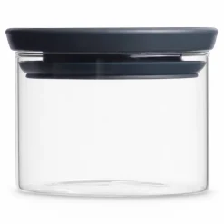 Stapelbar glasburk 0,6 liter, transparent