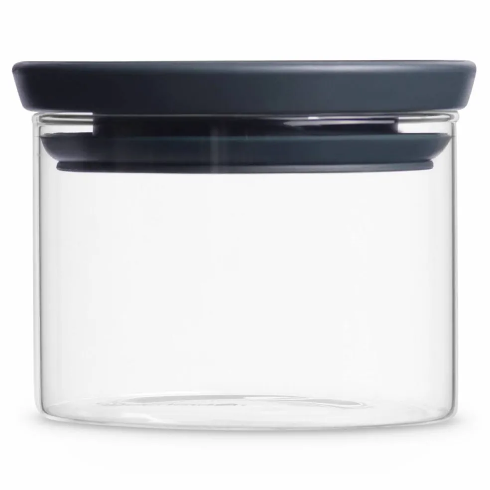 Stapelbar glasburk 1,1 liter, transparent