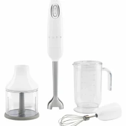Stavmixer med tillbehör, vit