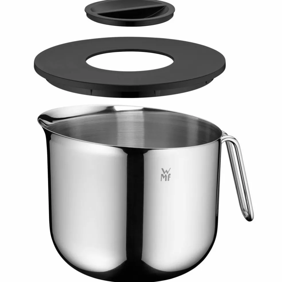 Stavmixerskål 2,5 liter/18,5 cm med stänkskydd, rostfritt stål
