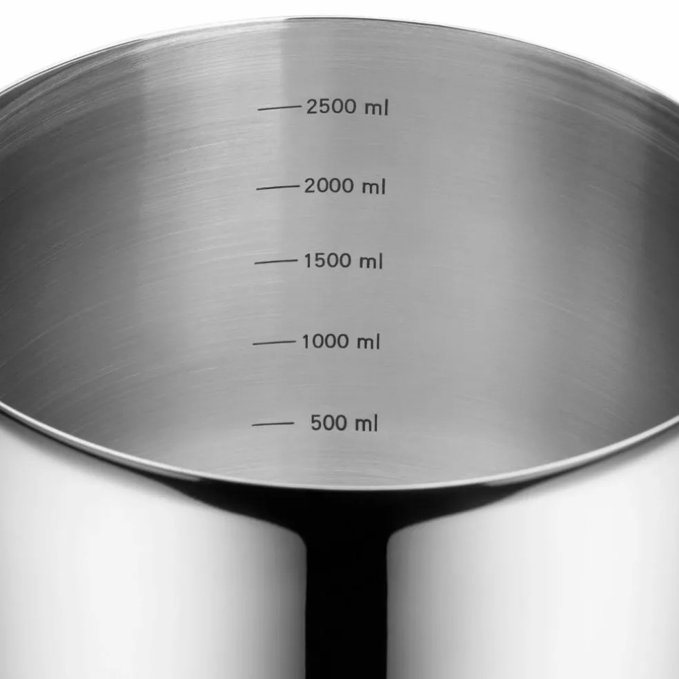 Stavmixerskål 2,5 liter/18,5 cm med stänkskydd, rostfritt stål