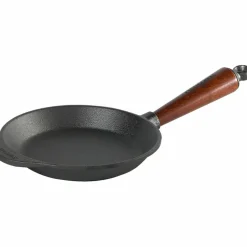 Stekpanna Gjutjärn 28 cm Trähandtag