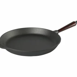 Stekpanna Gjutjärn 28 cm Trähandtag