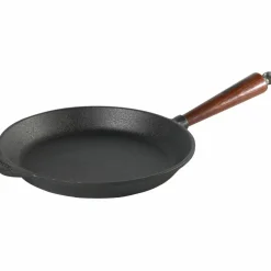 Stekpanna Gjutjärn 28 cm Trähandtag