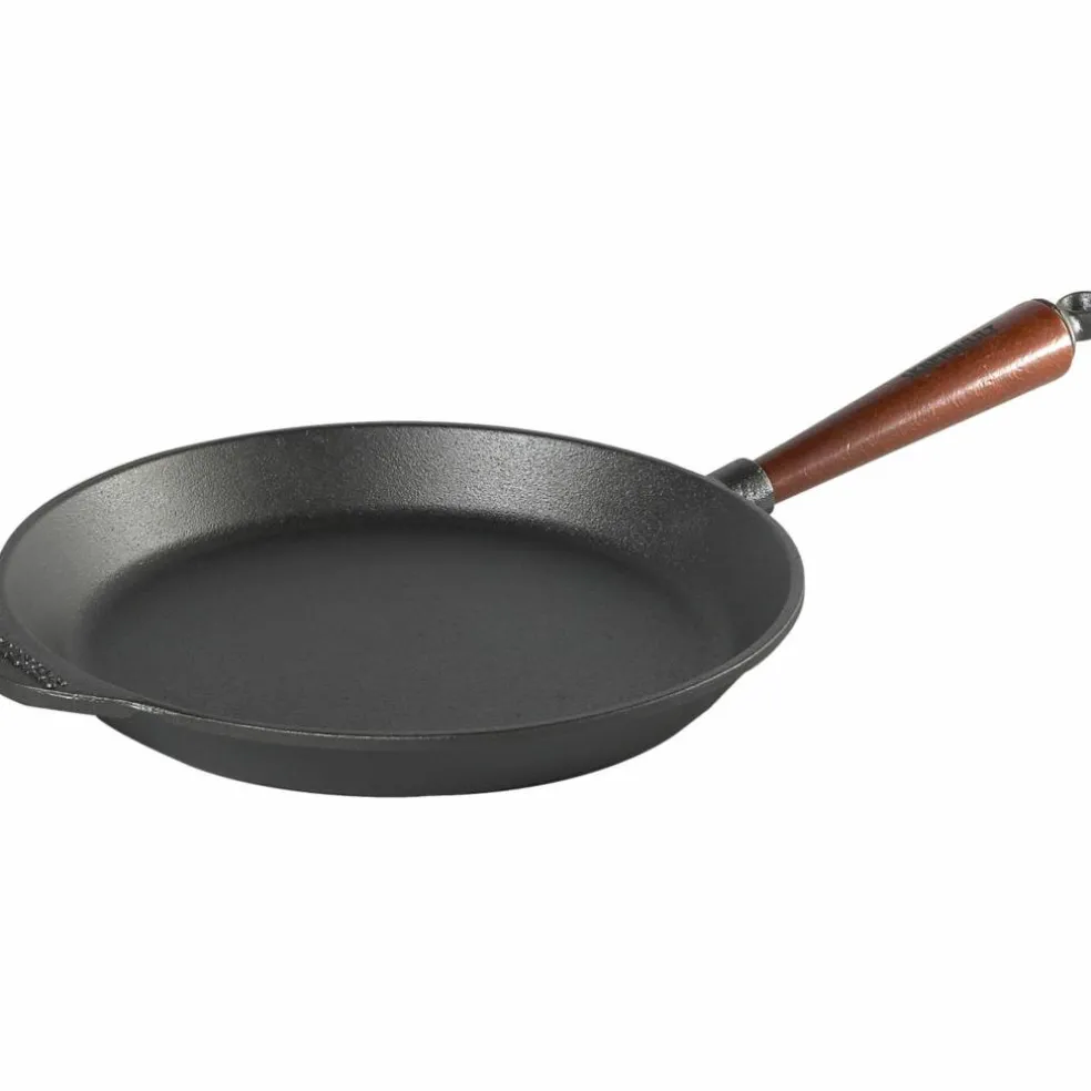 Stekpanna Gjutjärn 18 cm Trähandtag