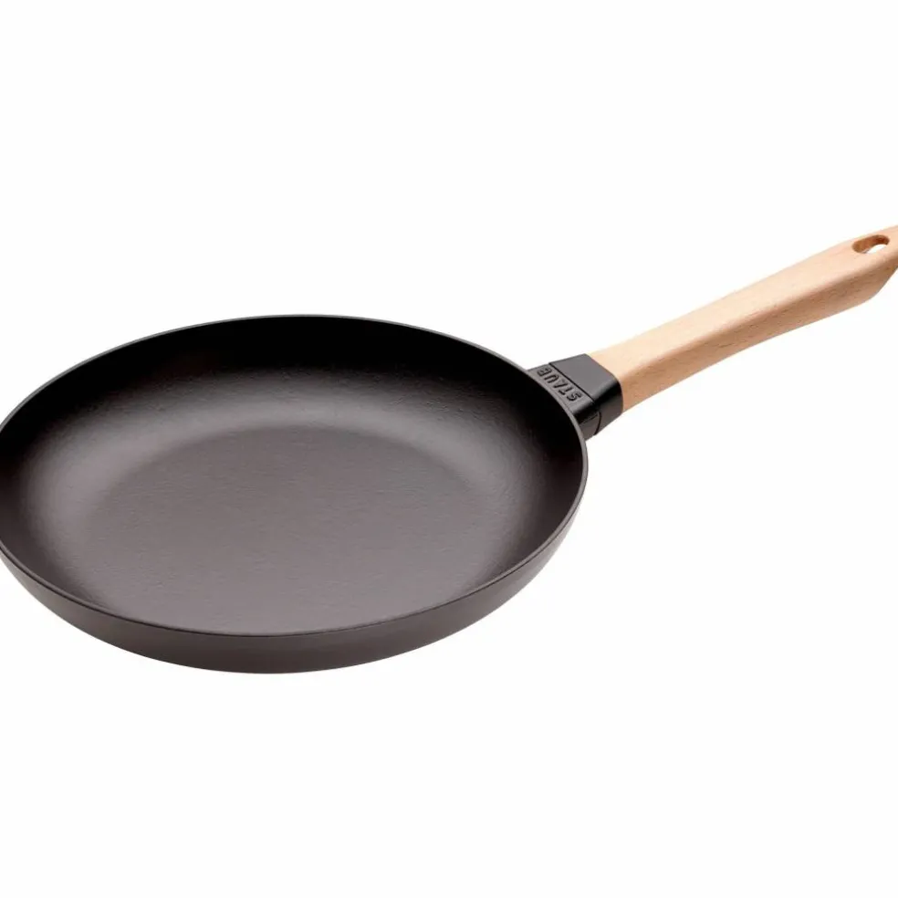 Stekpanna med ljust trähandtag 20 cm