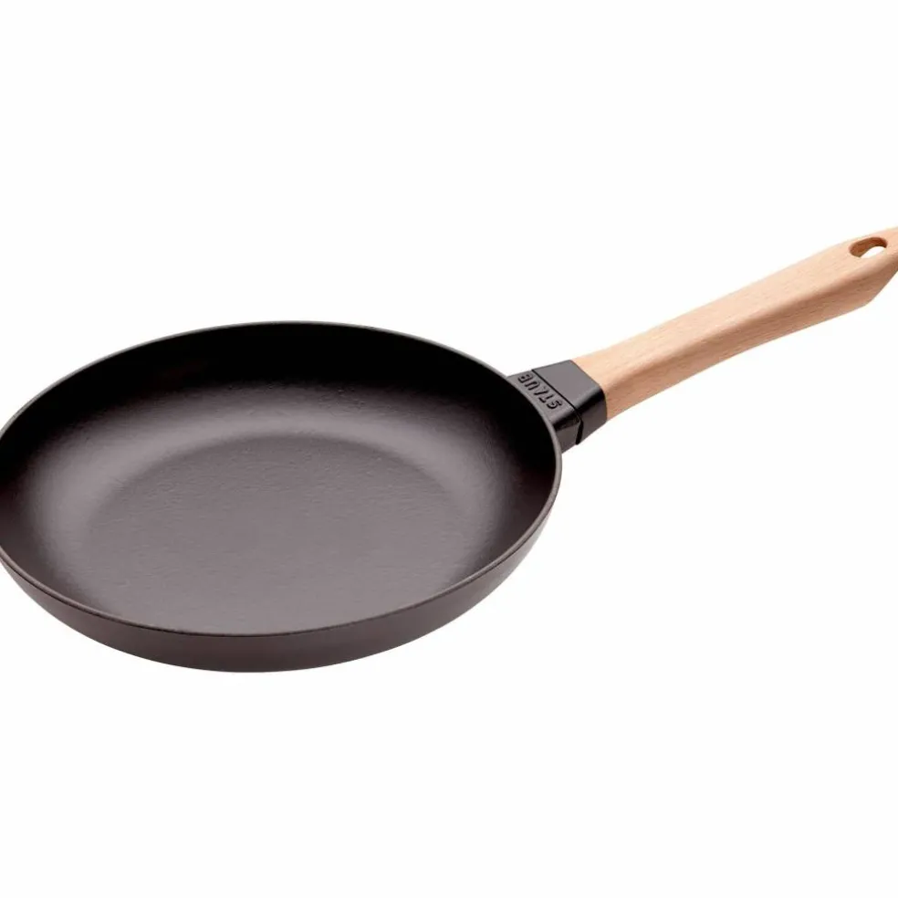 Stekpanna med ljust trähandtag 20 cm