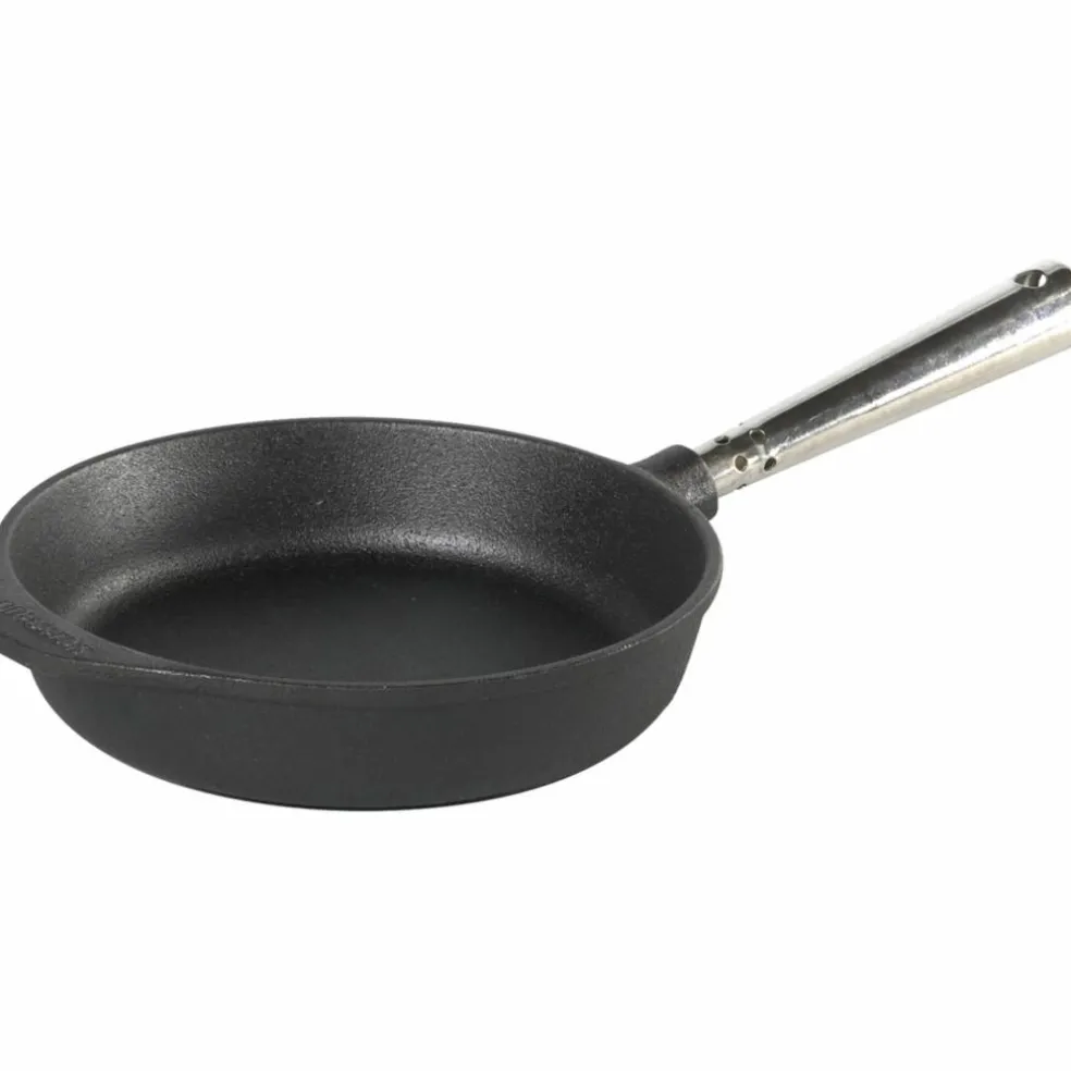 Stekpanna rak kant Gjutjärn 20 cmStålhandtag
