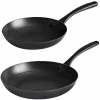 Stekpanneset 20+28 cm, lättviktsgjutjärn