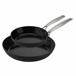 Stekpanneset 20 + 28 cm, svart