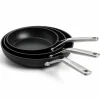 Stekpannor i aluminium 3-pack