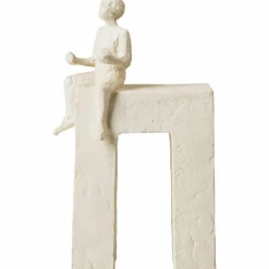 Stenbocken 25cm, vit