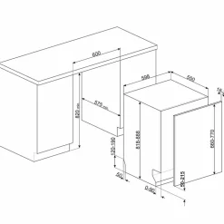 STL7324AQL integrerad diskmaskin 60 cm