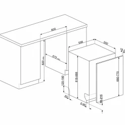 STL7324BLW integrerad diskmaskin 60 cm