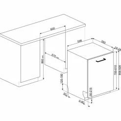 STL324BQLH integrerad diskmaskin 60 cm