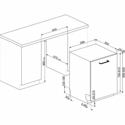 STL332CH integrerad diskmaskin 60 cm