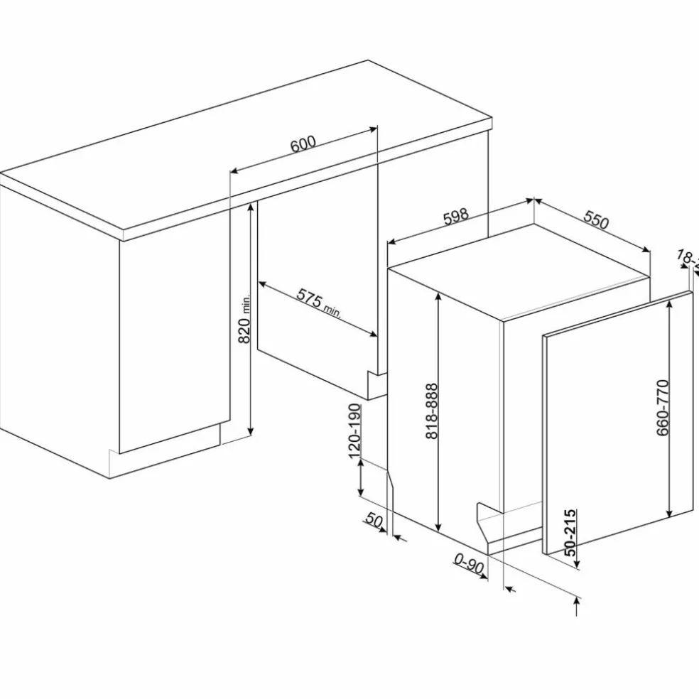 STL7252C integrerad diskmaskin 60 cm