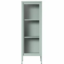 Store vitrinskåp 50 x 150 cm, antracit