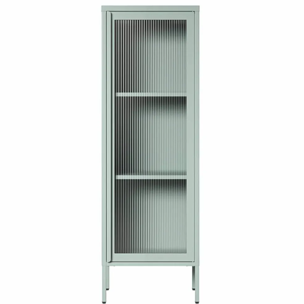 Store vitrinskåp 50 x 150 cm, bordeaux