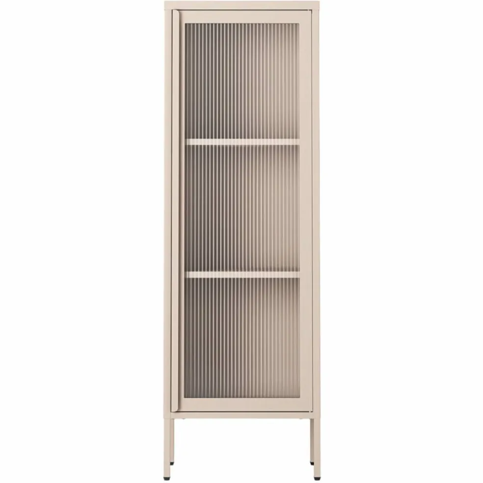 Store vitrinskåp 50 x 150 cm, bordeaux