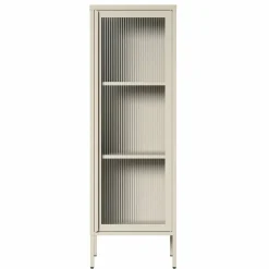Store vitrinskåp 50 x 150 cm, bordeaux