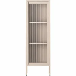 Store vitrinskåp 50 x 150 cm, moss green
