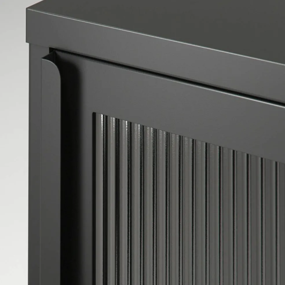 Store vitrinskåp 50 x 150 cm, slate grey