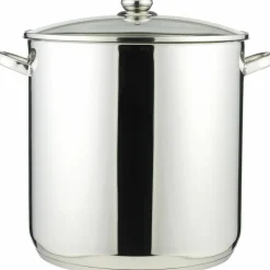 Stor Gryta 30 Liter Rostfrittmed Glaslock