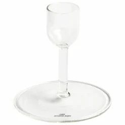Straight ljusstake, clear