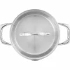 STS gryta med lock 24 cm/4,8 liter