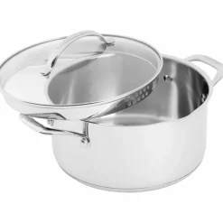 STS gryta med lock 24 cm/4,8 liter