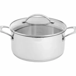 STS gryta med lock 24 cm/4,8 liter