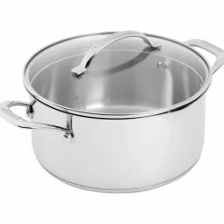 STS gryta med lock 24 cm/4,8 liter