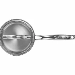 STS kastrull med lock 14 cm/1,2 liter, rostfritt stål