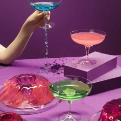 Sugara Dandy Coupe Glas 32 cl. Blå