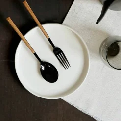 Sushi Anniversary bestickset 24 delar, svart/teak