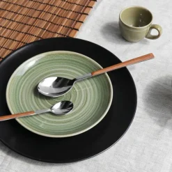 Sushi Anniversary bestickset 24 delar, svart/teak