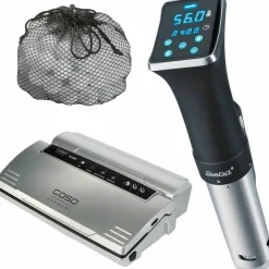 SV80 WiFi Sous Vide + Caso VC 200 vakuumpackare