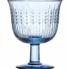 Swedish Grace Glas på fot 25 cl 2-pack, blå