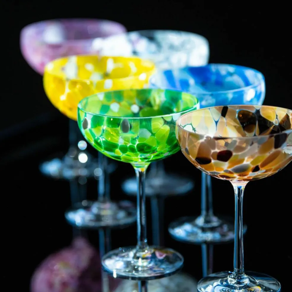 Swirl champagneglas 22 cl, rosa