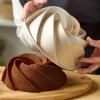 Swirl sockerkaksform 24 cm, rose gold