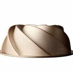 Swirl sockerkaksform 24 cm, rose gold