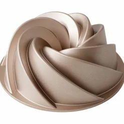 Swirl sockerkaksform 24 cm, rose gold