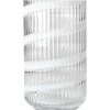 Swirl vas 25 cm, vit