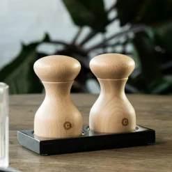 Tabletopper kvarnunderlägg 15 cm, black marble