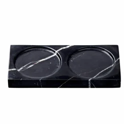 Tabletopper kvarnunderlägg 15 cm, black marble