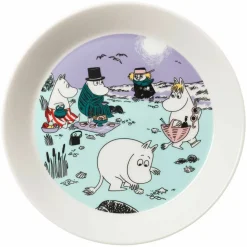 Tallrik 19 cm, hemulen gul