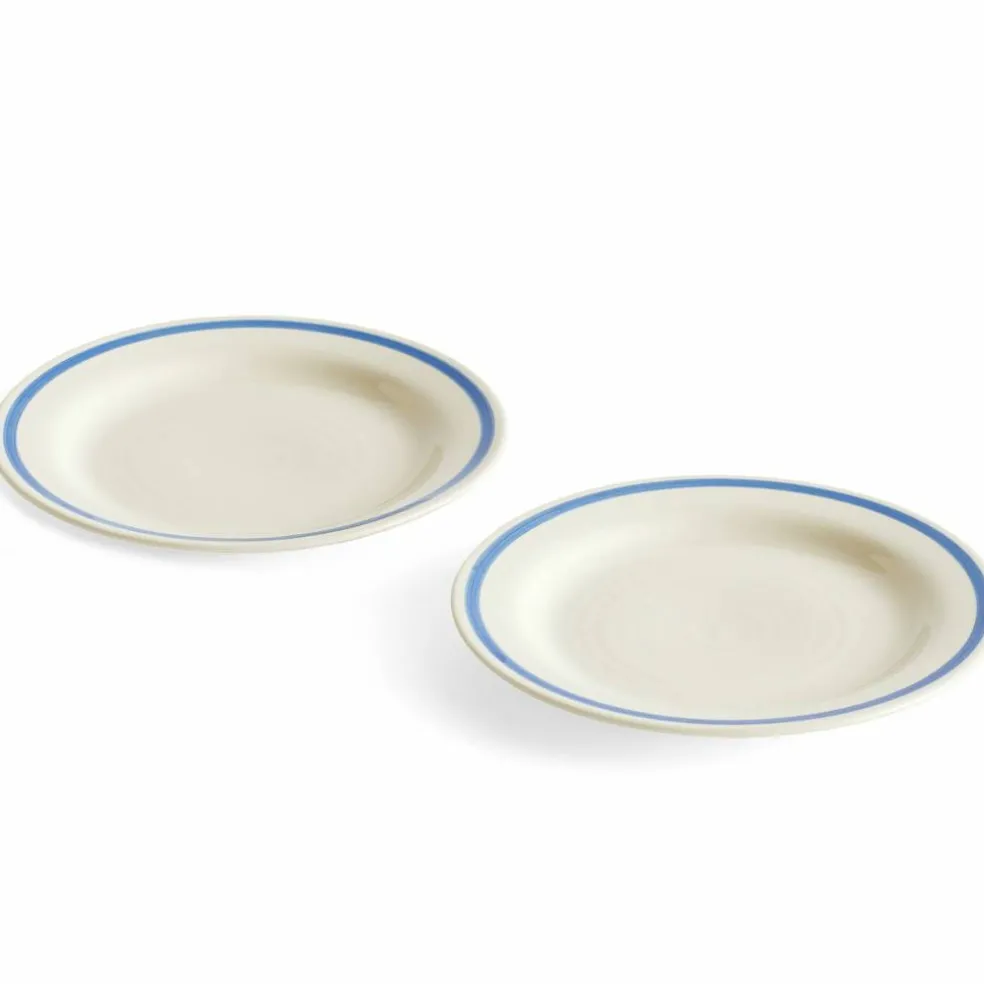 Tallrik 18,5 cm, 2-pack, blå