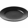 Tallrik 21 cm Svart Stengods