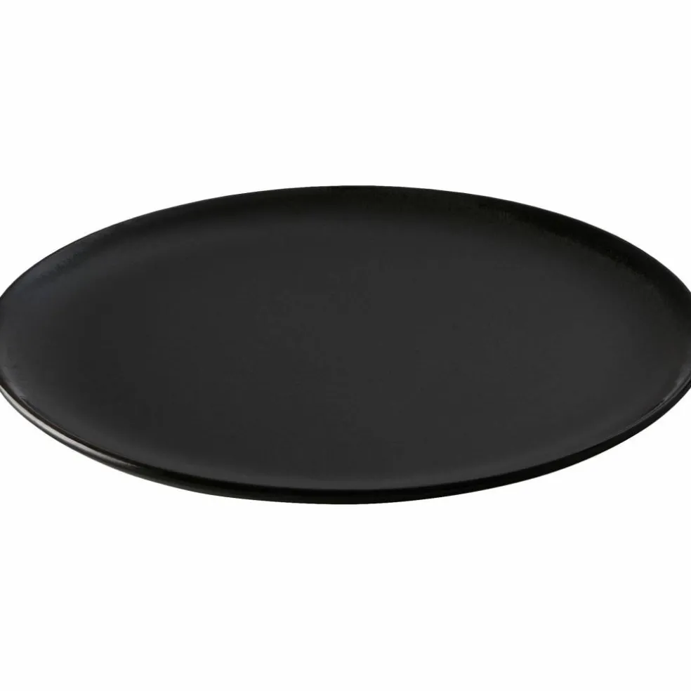 Tallrik, metallisk brun